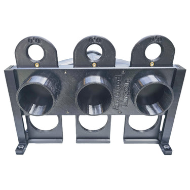 Blast gate 3 way 50mm vacuum dust extraction waste pipe systems splitter