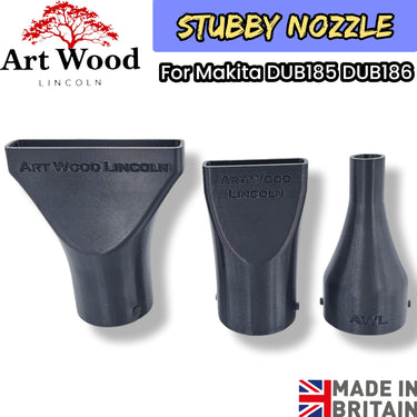 Makita DUB185 DUB186 blower stubby nozzle attachment 3 pcs set
