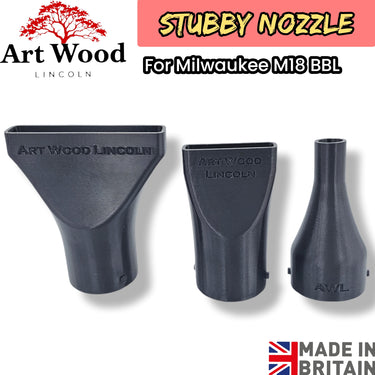 Milwaukee M18 BBL blower stubby nozzle attachment 3 pcs set