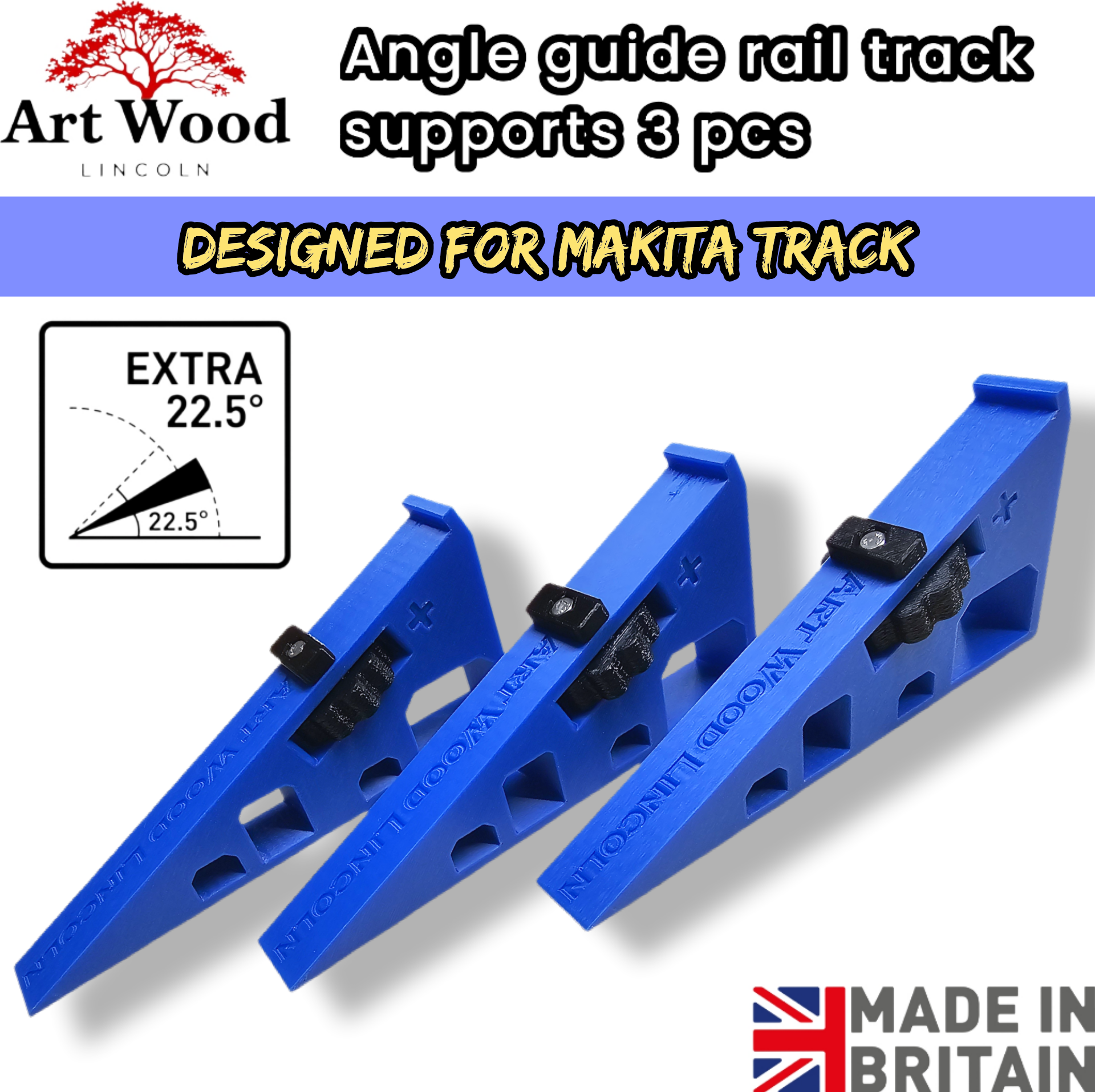 Angle Guide Rail Track Supports 45°+ Cutting Jig MAKITA Guide Rail Tra ...