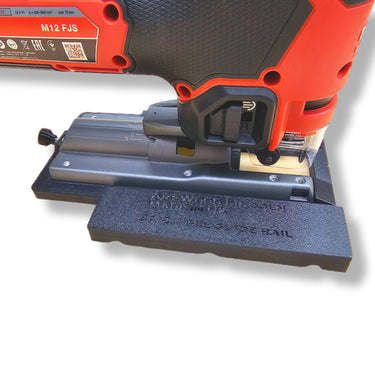 Milwaukee M12 FJS-0 jigsaw adapter guide rail base compatible with BOSCH MAFELL guide rail track
