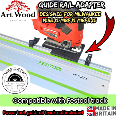 Milwaukee M18 BJS M18 FJS M18 FBJS jigsaw adapter guide rail base compatible with FESTOOL guide rail track