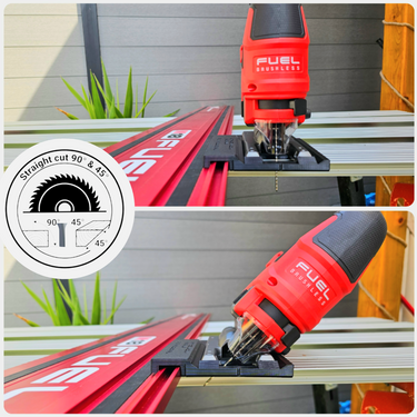 Milwaukee M18 BJS M18 FJS M18 FBJS jigsaw adapter guide rail base compatible with EVOLUTION guide rail track