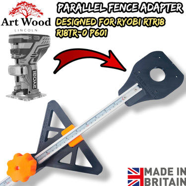 Ryobi RTR18-0 R18TR-0 P601 router adjustable parallel fence base edge guide 0-720mm