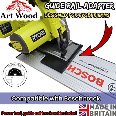 Ryobi R18MMS circular saw adapter guide rail base compatible with BOSCH MAFELL guide rail track