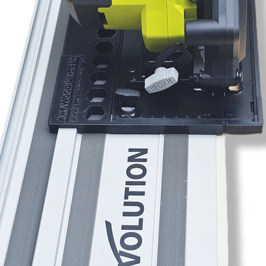 Ryobi R18CS115-0 circular saw adapter guide rail base compatible with EVOLUTION guide rail track
