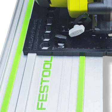 Ryobi R18CS115-0 circular saw adapter guide rail base compatible with FESTOOL guide rail track