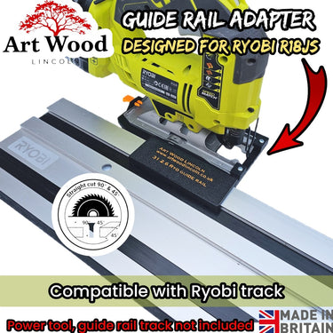 Ryobi R18JS-0 jigsaw adapter guide rail base compatible with RYOBI guide rail track