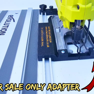 Ryobi R18JS-0 jigsaw adapter guide rail base compatible with EVOLUTION guide rail track