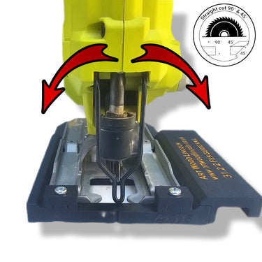 Ryobi R18JS-0 jigsaw adapter guide rail base compatible with RYOBI guide rail track