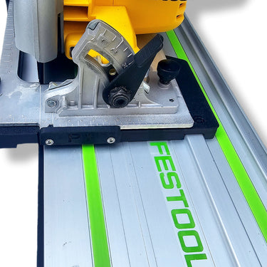 Dewalt DCS570 DWE575 DCS575 DCS578 DCS573 circular saw adapter guide rail base compatible with FESTOOL guide rail track