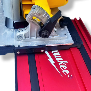Dewalt DCS570 DWE575 DCS575 DCS578 DCS573 circular saw adapter guide rail base compatible with MILWAUKEE guide rail track