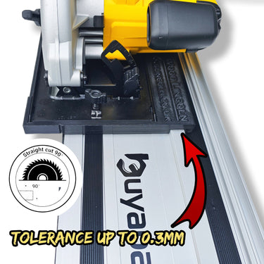 Dewalt DWE560K-GB DWE560-LX DWE560 DWE5615 circular saw adapter guide rail base compatible with BUYAPARCEL guide rail track