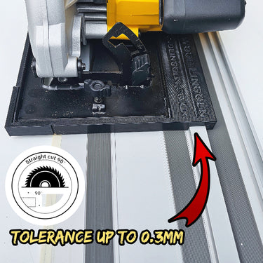 Dewalt DWE560K-GB DWE560-LX DWE560 DWE5615 circular saw adapter guide rail base compatible with EVOLUTION guide rail track