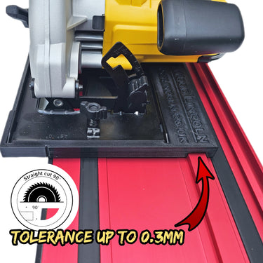 Dewalt DWE560K-GB DWE560-LX DWE560 DWE5615  circular saw adapter guide rail base compatible with MILWAUKEE guide rail track