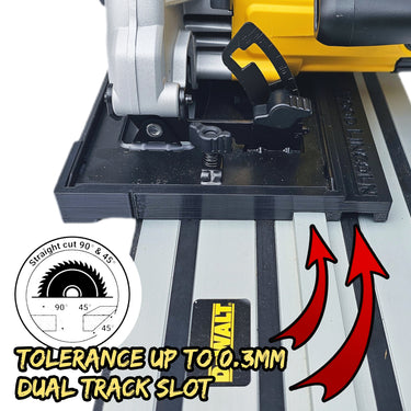 Dewalt DWE560K-GB DWE560-LX DWE560 DWE5615 circular saw adapter guide rail base compatible with DEWALT guide rail track