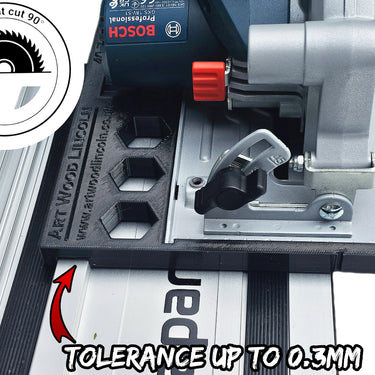 Bosch GKS18V-51 circular saw adapter guide rail base compatible with BUYAPARCEL guide rail track