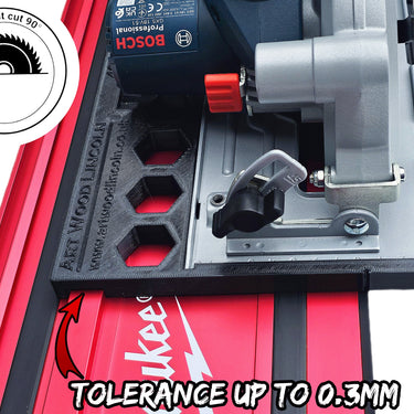 Bosch GKS18V-51 circular saw adapter guide rail base compatible with MILWAUKEE guide rail track