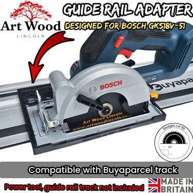 Bosch GKS18V-51 circular saw adapter guide rail base compatible with BUYAPARCEL guide rail track