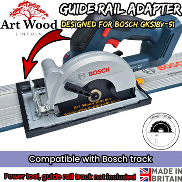 Bosch GKS18V-51 circular saw adapter guide rail base compatible with BOSCH MAFELL guide rail track