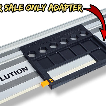 Makita DSS501 DSS501Z XSS03Z circular saw adapter guide rail base compatible with EVOLUTION guide rail track