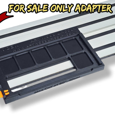Makita DSS501 DSS501Z XSS03Z circular saw adapter guide rail base compatible with DEWALT guide rail track