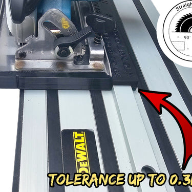 Makita DSS501 DSS501Z XSS03Z circular saw adapter guide rail base compatible with DEWALT guide rail track
