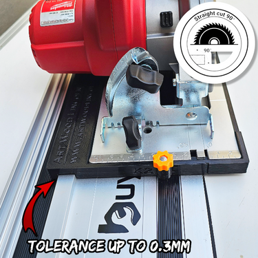 Milwaukee HD18CS 2630-20 circular saw adapter guide rail base compatible with BUYAPARCEL guide rail track