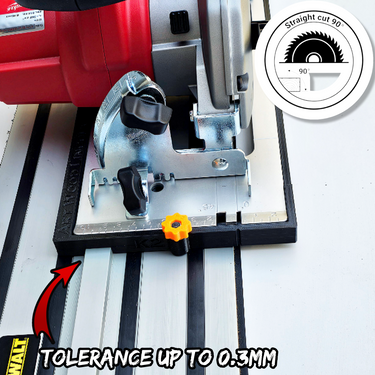 Milwaukee HD18CS 2630-20 circular saw adapter guide rail base compatible with DEWALT guide rail track