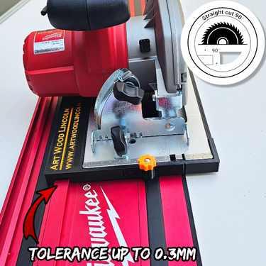 Milwaukee HD18CS 2630-20 circular saw adapter guide rail base compatible with MILWAUKEE guide rail track