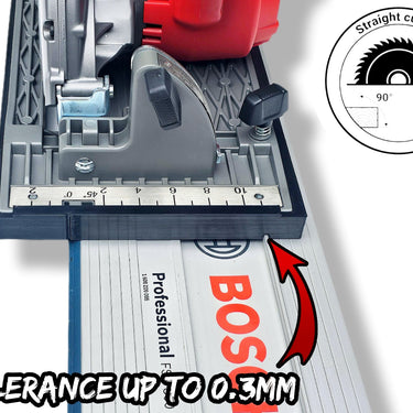 Milwaukee M18CCS66 2732-20 circular saw adapter guide rail base compatible with BOSCH MAFELL guide rail track