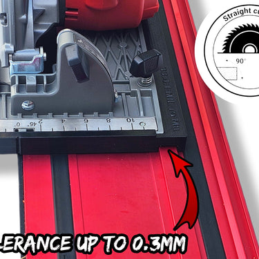 Milwaukee M18CCS66 2732-20 circular saw adapter guide rail base compatible with MILWAUKEE guide rail track