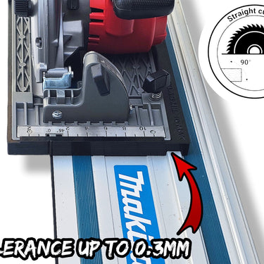 Milwaukee M18CCS66 2732-20 circular saw adapter guide rail base compatible with MAKITA guide rail track