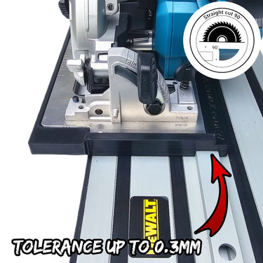 Makita DHS660 DHS660Z circular saw adapter guide rail base compatible with DEWALT guide rail track