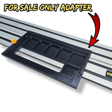 Makita DHS660 DHS660Z circular saw adapter guide rail base compatible with DEWALT guide rail track