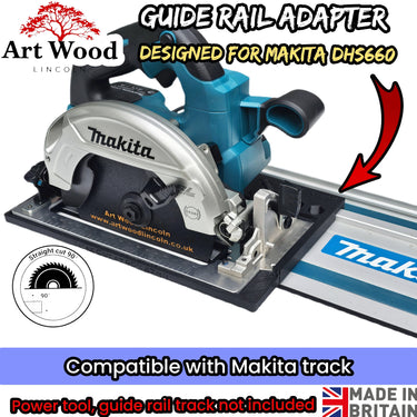 Makita DHS660 DHS660Z circular saw adapter guide rail base compatible with MAKITA guide rail track