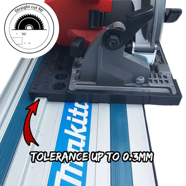 Milwaukee M18FCS552 2833-20 circular saw adapter guide rail base compatible with MAKITA guide rail track