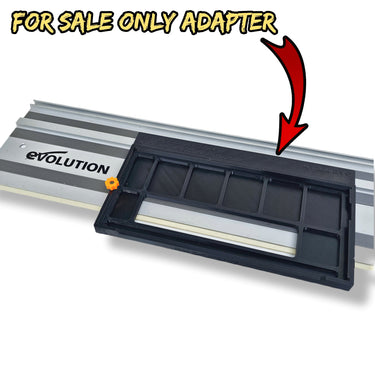 Ryobi RCS18BL-0 circular saw adapter guide rail base compatible with EVOLUTION guide rail track