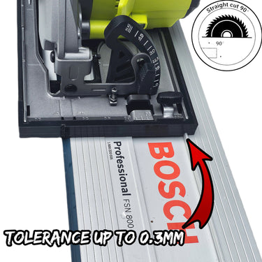 Ryobi RCS18BL-0 circular saw adapter guide rail base compatible with BOSCH MAFELL guide rail track