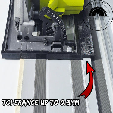 Ryobi RCS18BL-0 circular saw adapter guide rail base compatible with EVOLUTION guide rail track