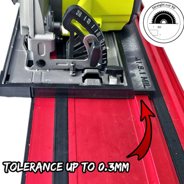 Ryobi RCS18BL-0 circular saw adapter guide rail base compatible with MILWAUKEE guide rail track