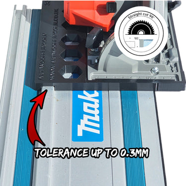 Milwaukee M12FCS442 2521-20 circular saw adapter guide rail base compatible with MAKITA guide rail track