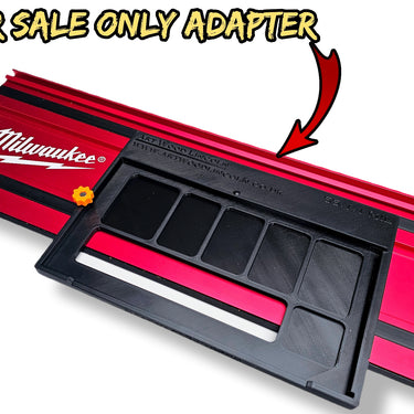 Evolution R165CCSL circular saw adapter guide rail base compatible with MILWAUKEE guide rail track