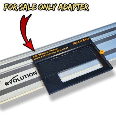Erbauer ERI1085CSW circular saw adapter guide rail base compatible with EVOLUTION guide rail track
