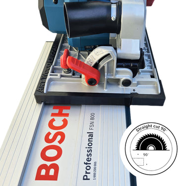 Erbauer ERI1085CSW circular saw adapter guide rail base compatible with BOSCH MAFELL guide rail track