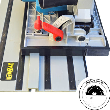 Erbauer ERI1085CSW circular saw adapter guide rail base compatible with DEWALT guide rail track
