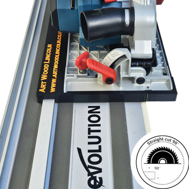 Erbauer ERI1085CSW circular saw adapter guide rail base compatible with EVOLUTION guide rail track