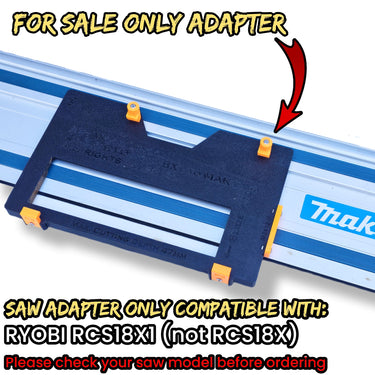 Ryobi RCS18X1 circular saw adapter guide rail base compatible with MAKITA guide rail track