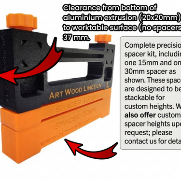 Ryobi RTR18-0 R18TR-0 P601 Router flattening jig Sled planer thicknesser trim base