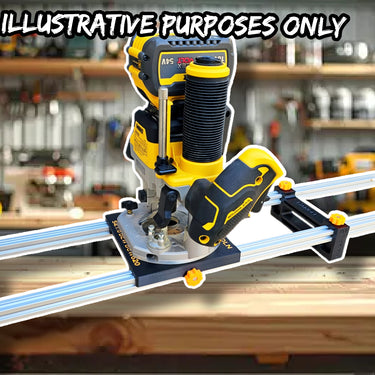 Dewalt DCW620 Router flattening jig Sled planer thicknesser base